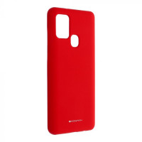 Гръб Mercury Silicone - Samsung Galaxy Note 20 Ultra 5G - червен