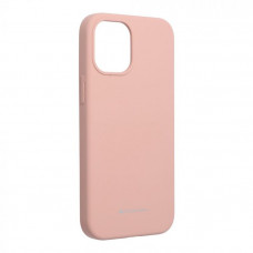 Гръб Mercury Silicone - Apple iPhone 12 mini - розов