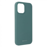 Гръб Mercury Silicone - Apple iPhone 12 Pro Max - зелен