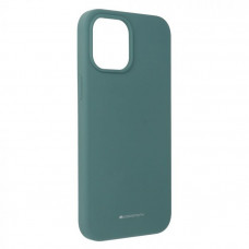 Гръб Mercury Silicone - Apple iPhone 12 mini - зелен