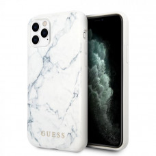 Гръб Original GUESS - Apple iPhone 11 Pro Max - white marble