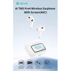 Devia AI TWS Pro4 Translation Wireless Earphone With Screen(ANC)