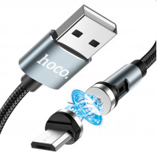 Магнитен кабел за зареждане Hoco - Micro USB - 2,4A 1,2m - Realme C11