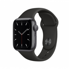 Apple Watch SE GPS 40mm Gray Aluminum Case with Sport Band Black