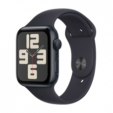 Apple Watch SE (2023) GPS 44mm Midnight Aluminium Case with Sport Band M/L Midnight 