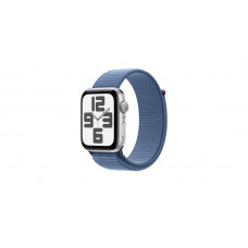 Apple Watch SE2 (2023) V2 GPS 40mm Silver Aluminium Case with Sport Loop Winter Blue