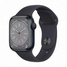 Apple Watch Series 8 GPS 45mm Aluminium Case with Sport Band Midnight