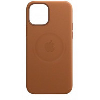 Apple iPhone 12 Mini Leather Case with MagSafe Saddle Brown