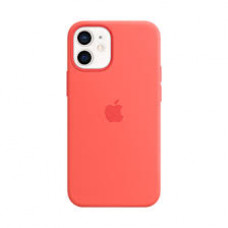 Apple iPhone 12 Mini Silicone Case with MagSafe Pink Citrus