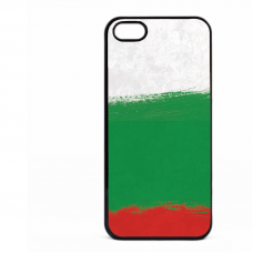 PVC гръб - 2d за Apple iPhone 5 - flag