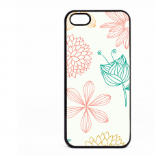 PVC гръб - 2d за Apple iPhone 5 - flower