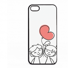 PVC гръб - 2d за Apple iPhone 5 - valentine3