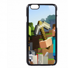 PVC гръб - 2d за Apple iPhone 6  - minecraft