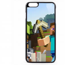 PVC гръб - 2d за Apple iPhone 6 Plus - minecraft