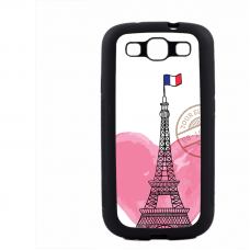 PVC гръб - 2d за Samsung Galaxy S3 Neo I9301, 9300I - paris3-sized