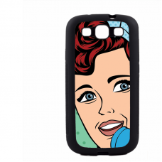 PVC гръб - 2d за Samsung Galaxy S3 Neo I9301, 9300I - pop-art