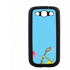PVC гръб - 2d за Samsung Galaxy S3 Neo I9301, 9300I - spongebob2-sized