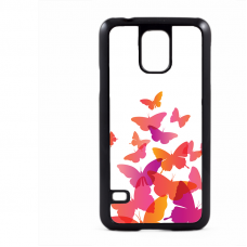 PVC гръб - 2d за Samsung Galaxy S5 G900 - Butterflies