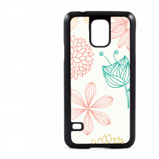 PVC гръб - 2d за Samsung Galaxy S5 G900 - flower