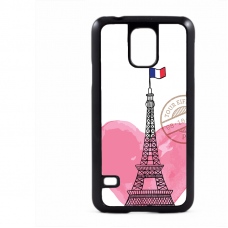 PVC гръб - 2d за Samsung Galaxy S5 G900 - paris3-sized