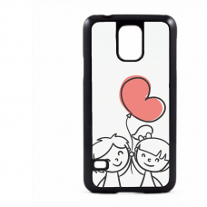 PVC гръб - 2d за Samsung Galaxy S5 G900 - valentine3