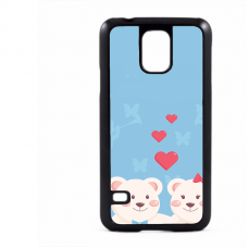 PVC гръб - 2d за Samsung Galaxy S5 G900 - valentine6