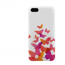 PVC гръб - 3d за Apple iPhone 5 - Butterflies