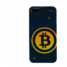 PVC гръб - 3d за Apple iPhone 5 - bitcoin