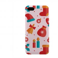 PVC гръб - 3d за Apple iPhone 5 - christmas4