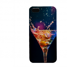 PVC гръб - 3d за Apple iPhone 5 - cocktail