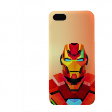 PVC гръб - 3d за Apple iPhone 5 - ironman