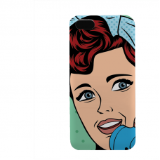 PVC гръб - 3d за Apple iPhone 5 - pop-art