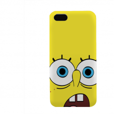 PVC гръб - 3d за Apple iPhone 5 - spongebob-sized