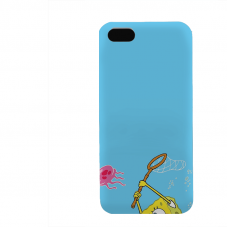 PVC гръб - 3d за Apple iPhone 5 - spongebob2-sized