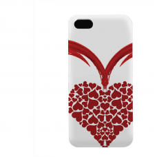 PVC гръб - 3d за Apple iPhone 5 - valentine5