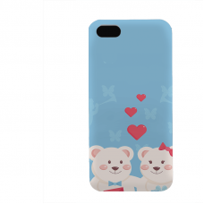 PVC гръб - 3d за Apple iPhone 5 - valentine6