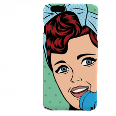 PVC гръб - 3d за Apple iPhone 6 Plus - pop-art