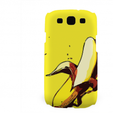 PVC гръб - 3d за Samsung Galaxy S3 Neo I9301, 9300I - banana2