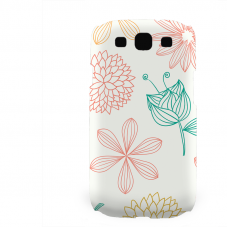 PVC гръб - 3d за Samsung Galaxy S3 Neo I9301, 9300I - flower
