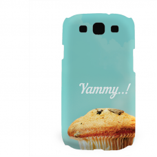 PVC гръб - 3d за Samsung Galaxy S3 Neo I9301, 9300I - muffin