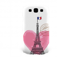 PVC гръб - 3d за Samsung Galaxy S3 Neo I9301, 9300I - paris3-sized