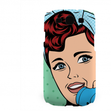 PVC гръб - 3d за Samsung Galaxy S3 Neo I9301, 9300I - pop-art