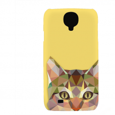 PVC гръб - 3d за Samsung Galaxy S4 I9500 - cat