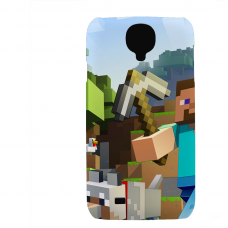 PVC гръб - 3d за Samsung Galaxy S4 I9500 - minecraft
