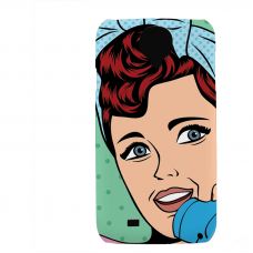 PVC гръб - 3d за Samsung Galaxy S4 I9500 - pop-art