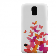 PVC гръб - 3d за Samsung Galaxy S5 G900 - Butterflies