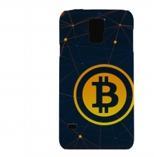 PVC гръб - 3d за Samsung Galaxy S5 G900 - bitcoin
