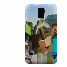 PVC гръб - 3d за Samsung Galaxy S5 G900 - minecraft