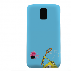 PVC гръб - 3d за Samsung Galaxy S5 G900 - spongebob2-sized