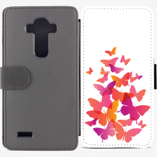 Калъф тип тефтер за LG G4 - Butterflies
